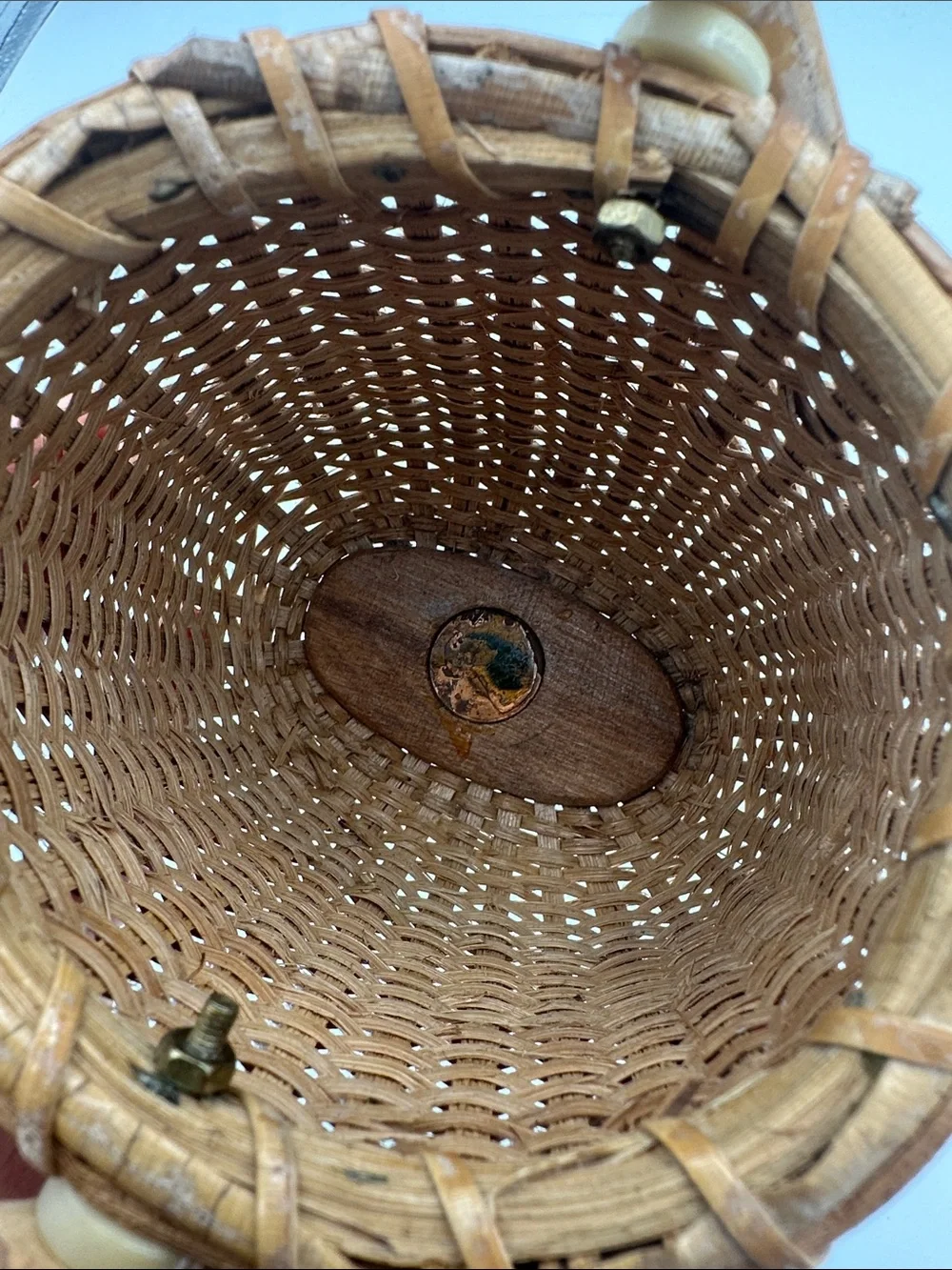 miniature handcrafted Nantucket Lightship Basket